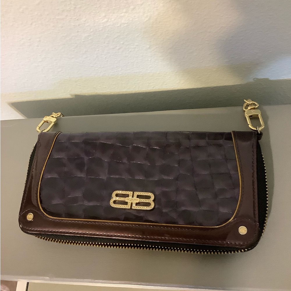 Wine color BALENCIAGA wallet